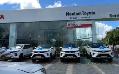 Nothing says friendship goals like four friends in India buying matching Toyota Fortuners at the same time