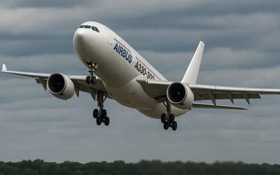 One of the most fascinating aviation moments ever as Airbus A330 appears to hover like an illusion in the sky