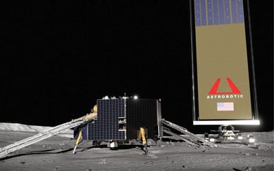 A new lunar lander is taking human knowledge to the Moon for safekeeping