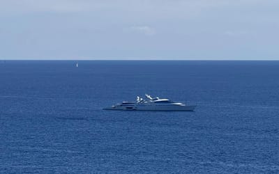 Abu Dhabi Sheikh's $180,000,000 superyacht has $18,000,000 annual running costs and it's just been spotted in Monaco