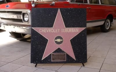 The Chevy Suburban is the only car to have a star on the Hollywood Walk of Fame