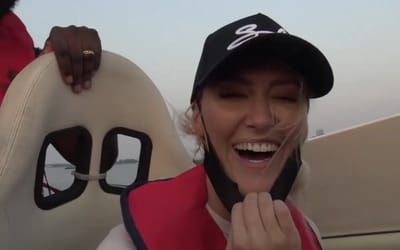 Dubai police taught Supercar Blondie how to drive the world’s fastest police boat