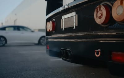 A Ferrari F40 was in the most expensive unboxing video ever that ends incredibly