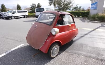 Man bought the world’s smallest car on Facebook Marketplace for a Florida road trip and it fills up for less than the price of a McDonalds meal