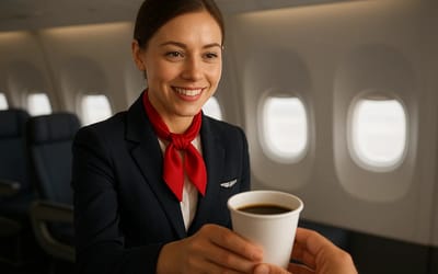 Flight attendant explains why you shouldn't order a coffee if you're on a plane