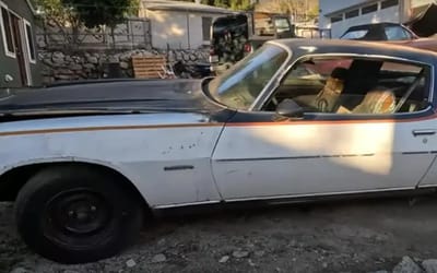 Guy uncovers grandma’s abandoned Camaro after 30 years