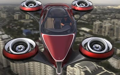 Aircar powered by Rolls-Royce engines would soar across the sky at 466mph