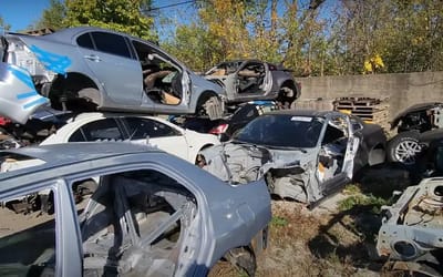 YouTuber finds junkyard filled with legendary 2000s cars