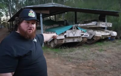 YouTuber finds two tanks for sale on Facebook Marketplace stored in a Atlanta barn and flies out to find there’s a major issue with each one