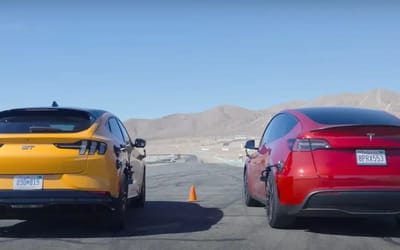 The Ford Mustang Mach-E GT went up against the Tesla Model Y Performance in a drag race for the battle of the EVs and one dominated