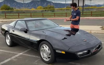 YouTuber buys Chevy Corvette for $10k and gets a surprise