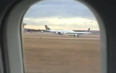 Rare footage shows passenger's view of moment Concorde had to abort take-off