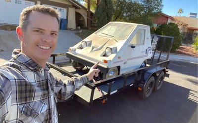 American dad gets ‘weird’ old Citicar to restore it