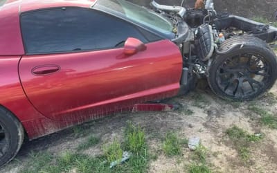 Someone in Dallas bought this wild Chevy Corvette Dodge Challenger mashup for $6,000