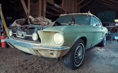 Ford Mustang GTA found in Texas barn find with rare feature