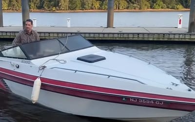 Mechanic bought Countach speedboat for $500 off Facebook