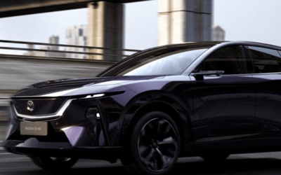 New images of Mazda’s EZ-60 reveal a serious Tesla rival in the making