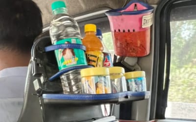 Forget luxury rides, this Uber driver made his car into a mini apartment