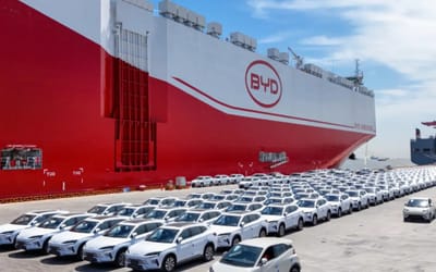 BYD’s wild new car carrier is the world’s largest with enough parking spaces to fill 20 football fields