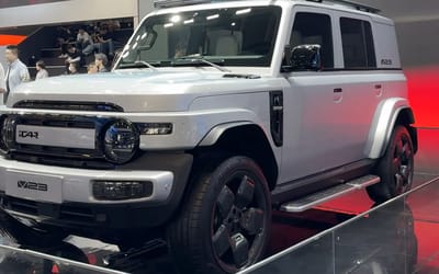 Forget the iPhone, this iCar is an EV tank with 311 miles of range
