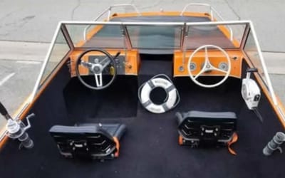 Street-legal boat car spotted for sale on Marketplace in Arizona does everything other than go in water