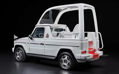 Inside the $500,000 fully electric newest version of the Popemobile Leo XIV will likely be riding