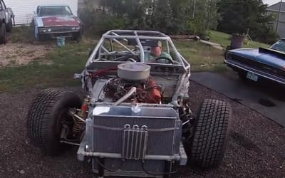 This Dodge Charger is so unrecognizable the engine noise is the only clue to its identity