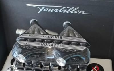 Buyers of $4M Bugatti Tourbillon get a V16 engine sculpture that costs more than the average car