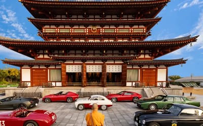 Ancient temples and modern dreams collide at Japan’s most exclusive car show