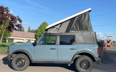 Ford Bronco now has its first ever pop-up rooftop camper tent that's fully integrated