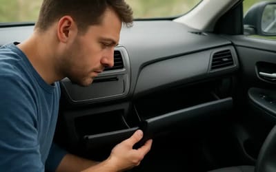 Driver's 2006 Toyota Avensis has two bizarre items that came with the car in the glovebox