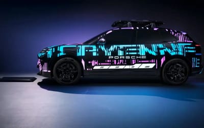 Porsche Cayenne EV Coupe spotted with active grille slats and electric powertrain