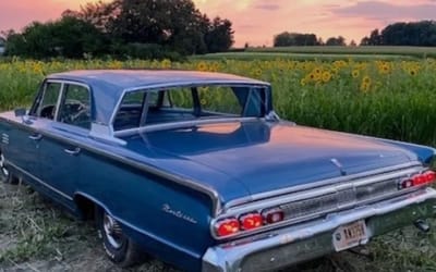 Unrestored 1964 Mercury Monterey in Indiana shows off original V8 after decades in one family