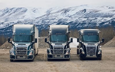 Volvo is seeing a huge 8,200% growth in its electric semi truck dealer network