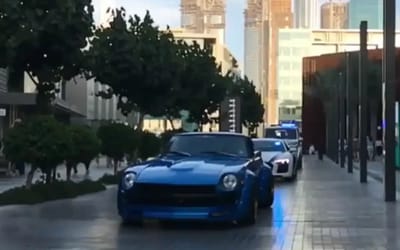 Supercar Blondie got the showiest police escort in Dubai