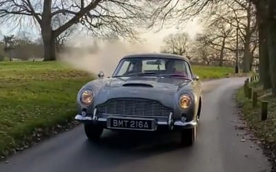 Supercar Blondie tested out gadgets in real James Bond car