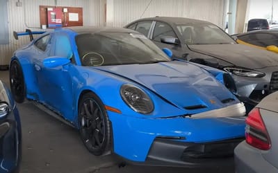 This LA warehouse is full of wrecked exotic cars