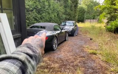 YouTube explorer finds supercar in eerie derelict mansion