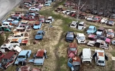 YouTube explorer visits ‘biggest and best’ car scrap yard