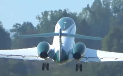 Footage shows Gulfstream G700 have magnificent takeoff