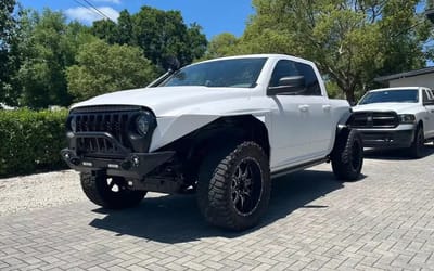 Florida man took a Ram 1500 and mashed it up with a Wrangler to create a Jeep pickup