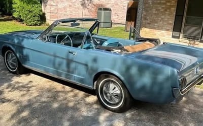 1966 Ford Mustang convertible emerges in Texas with just 14,985 miles on the clock