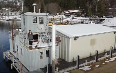 Couple from Idaho buys top secret abandoned navy barge that comes with a mysterious past