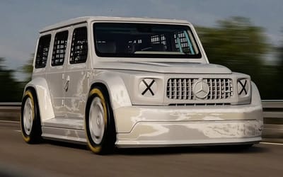 Virgil Abloh deleted the luxury from this G-Wagen and made into art