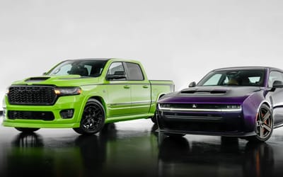 Retro meets muscle as Mopar brings the Dude Ram and Sixpack Charger to life at SEMA