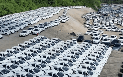 YouTuber uncovers the truth of China’s vast EV graveyard where thousands of cars are wasted