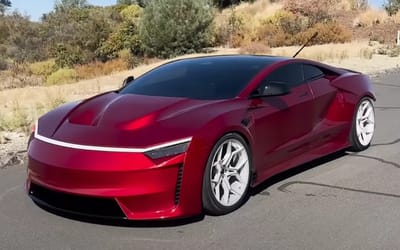 Guy hacked up his Tesla Model 3 to create a ‘sexier’ ‘Cyber Roadster’