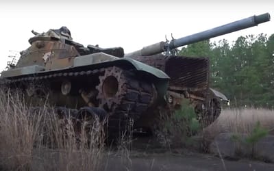 YouTuber finds abandoned army tanks in US forest