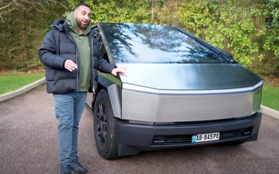 Man modifying his Tesla Cybertruck to make it street legal in the UK responds to critics by saying he’s ‘one step closer’