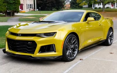 Man spent $77k on Chevy Camaro ZL1 to drive only 10 miles